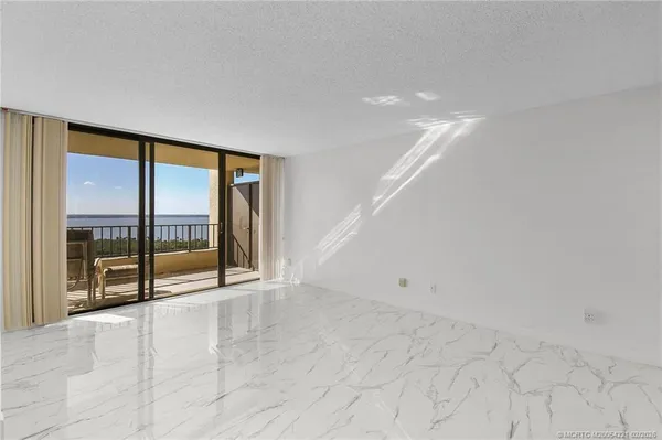 a view of balcony with city view