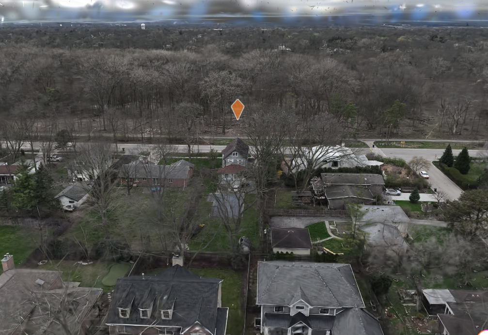 933 Harms Road Glenview, IL 60025 - Photo 17 of 25 an aerial view of a house with a yard