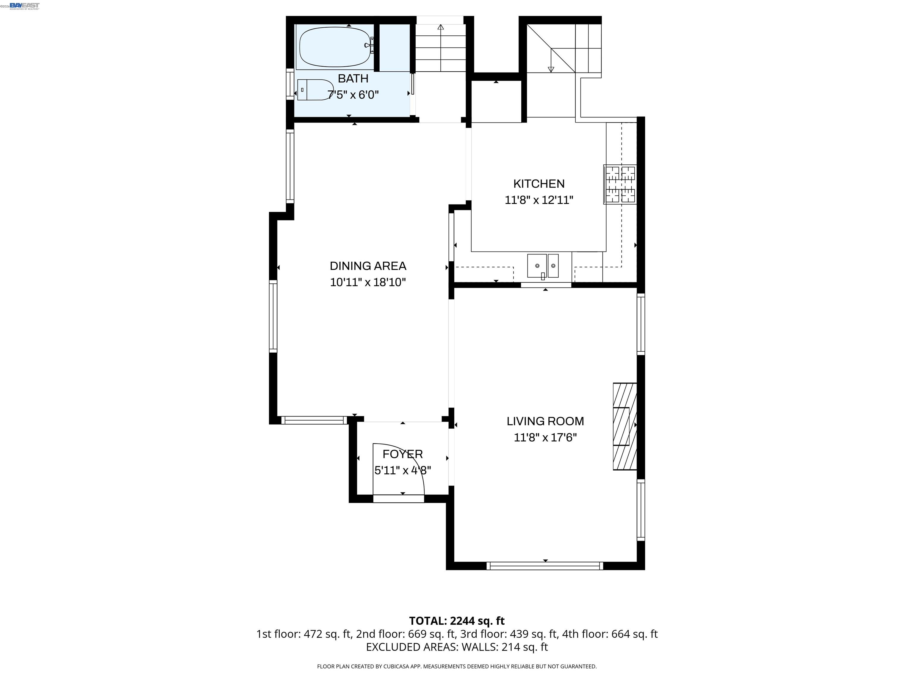 1329 Ordway Street Berkeley, CA 94702 - Photo 44 of 47 a picture of a floor plan