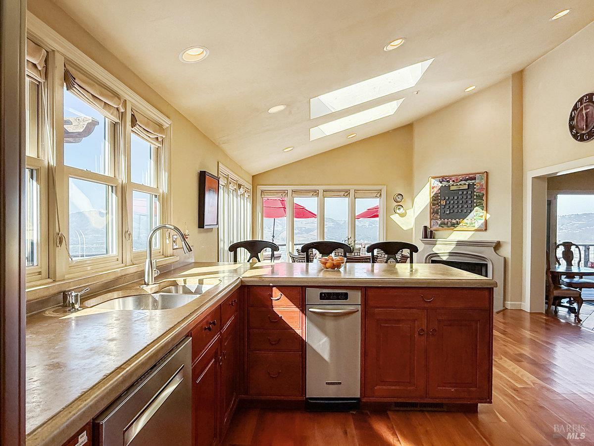 1000 Wolf Ridge Road Glen Ellen, CA 95442 - Photo 30 of 70 a kitchen with lots of counter top space