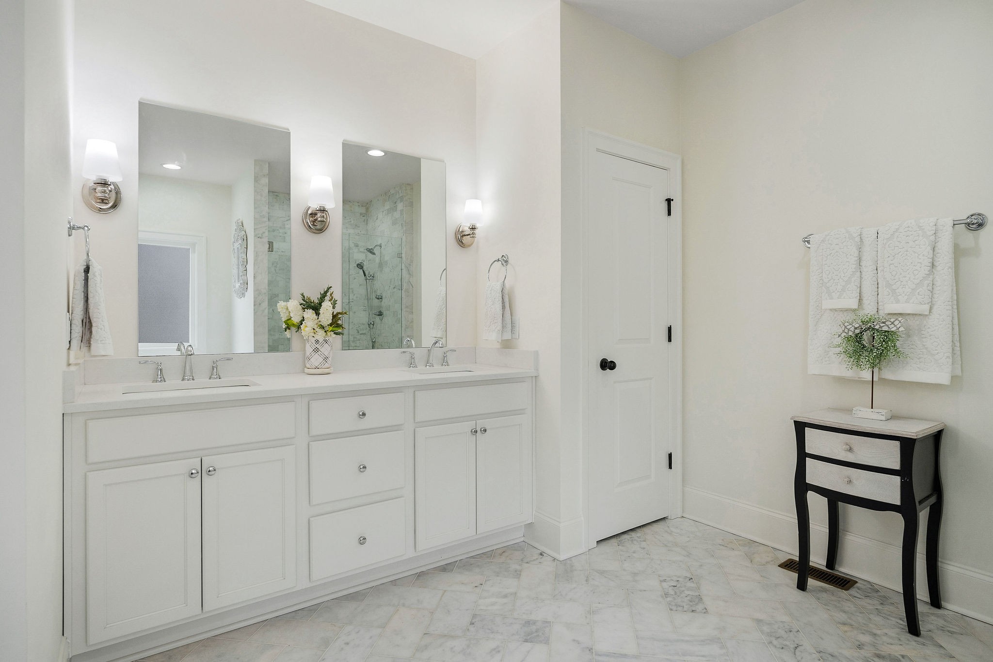 2945 Siegel Road Murfreesboro, TN 37129 - Photo 26 of 59 a spacious bathroom with a granite countertop sink and a mirror