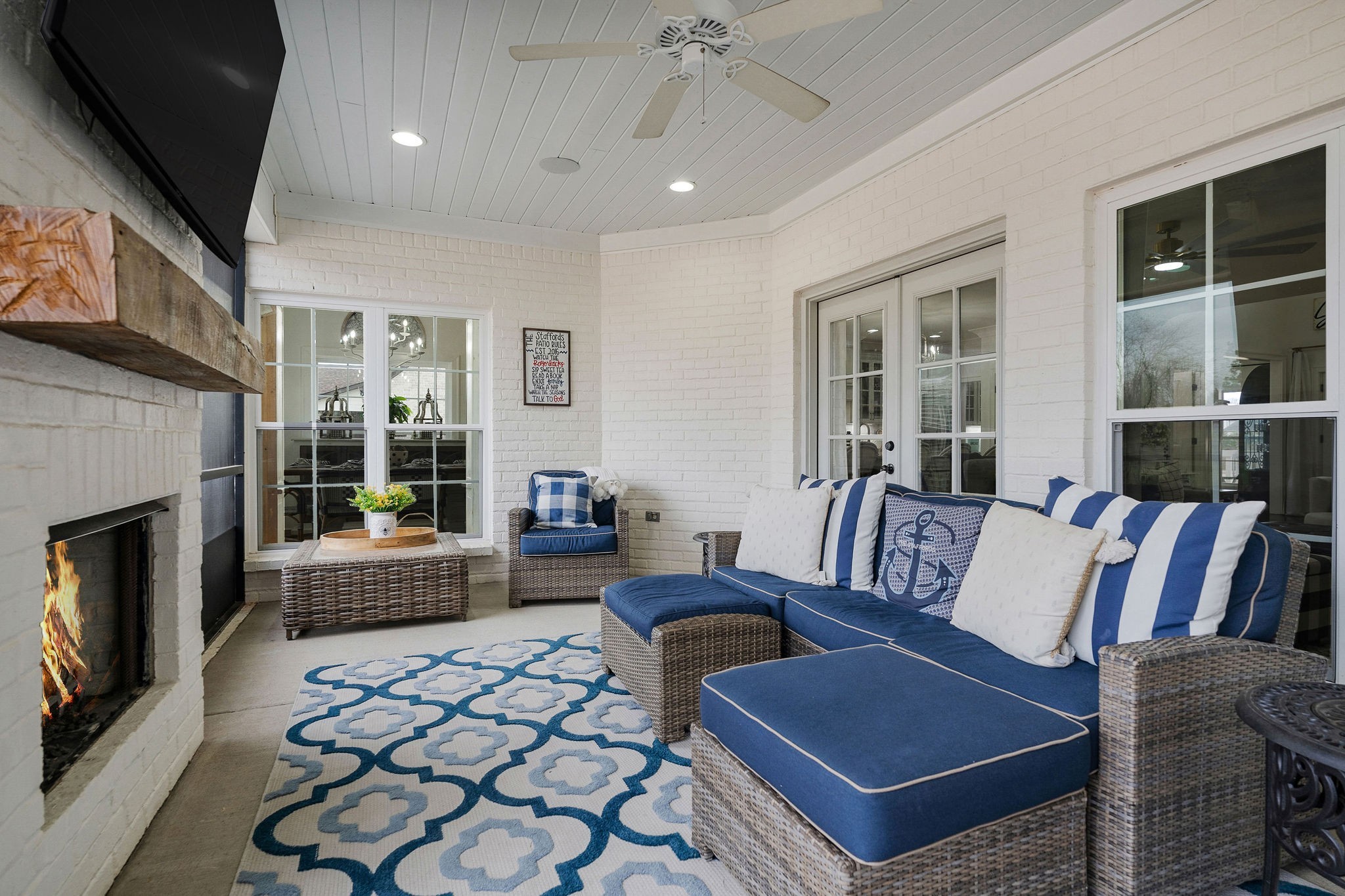 2945 Siegel Road Murfreesboro, TN 37129 - Photo 31 of 59 a living room with furniture and a fireplace