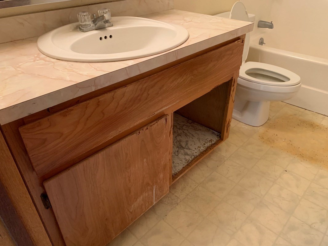 16-555 Old Volcano Road Keaau, HI 96749 - Photo 12 of 15 a bathroom with a sink and a toilet