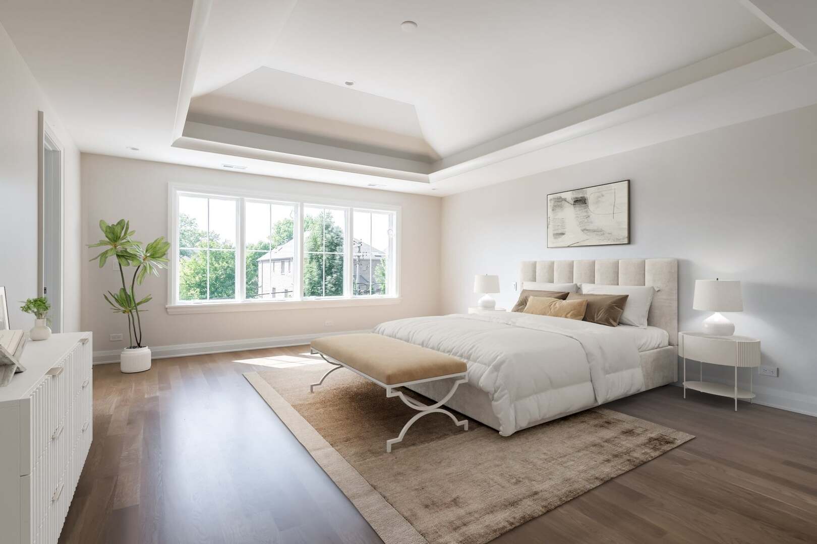 900 Colfax Avenue Elmhurst, IL 60126 - Photo 20 of 43 a bedroom with a bed and a large window