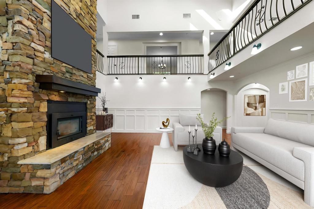 14062 Jamacha Hills Road Jamul, CA 91935 - Photo 5 of 39 a living room with furniture and a fireplace