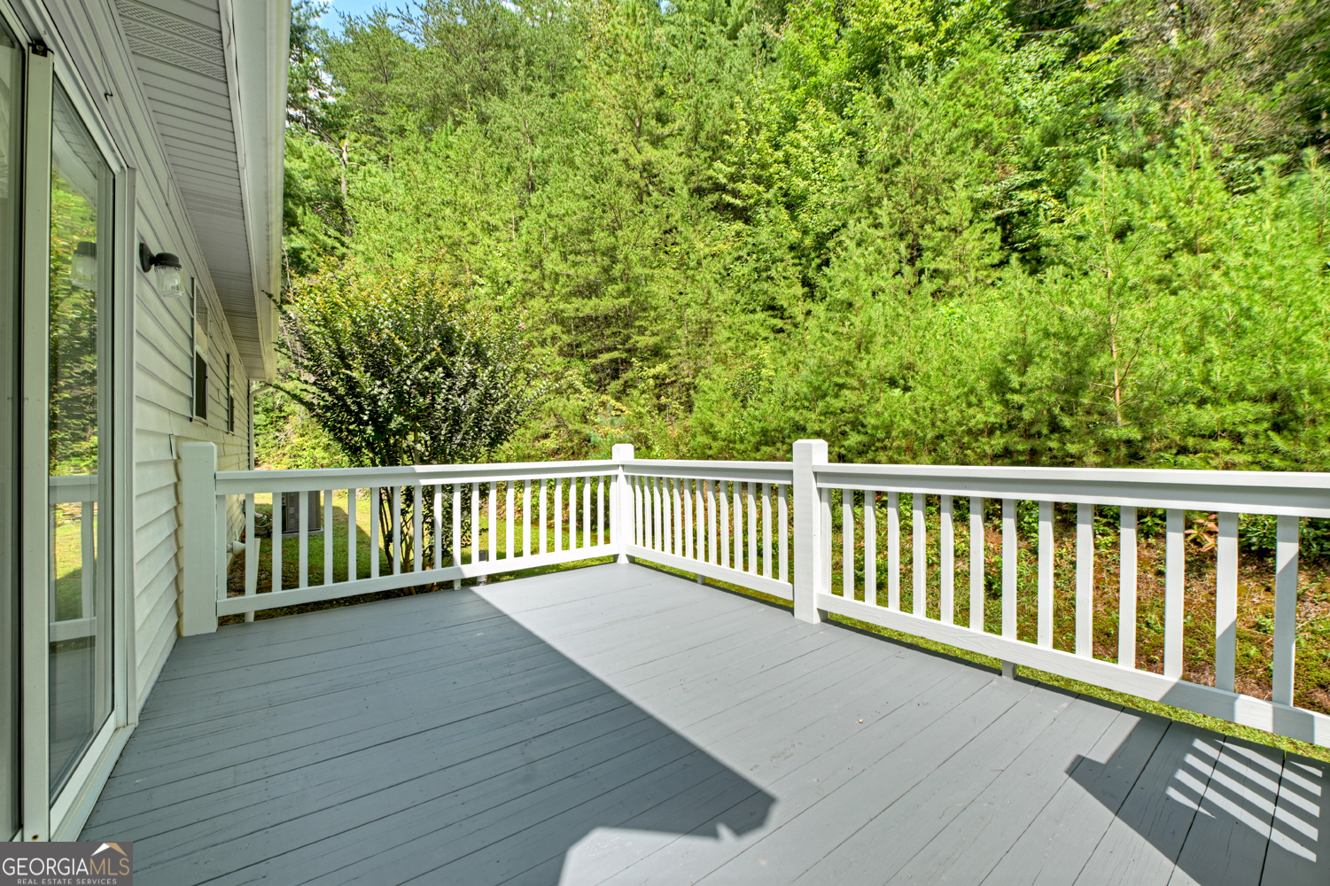 1362 Cherry Log Street Cherry Log, GA 30522 - Photo 30 of 55 a view of a balcony with wooden floor