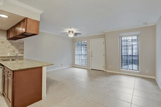 a view of an empty room