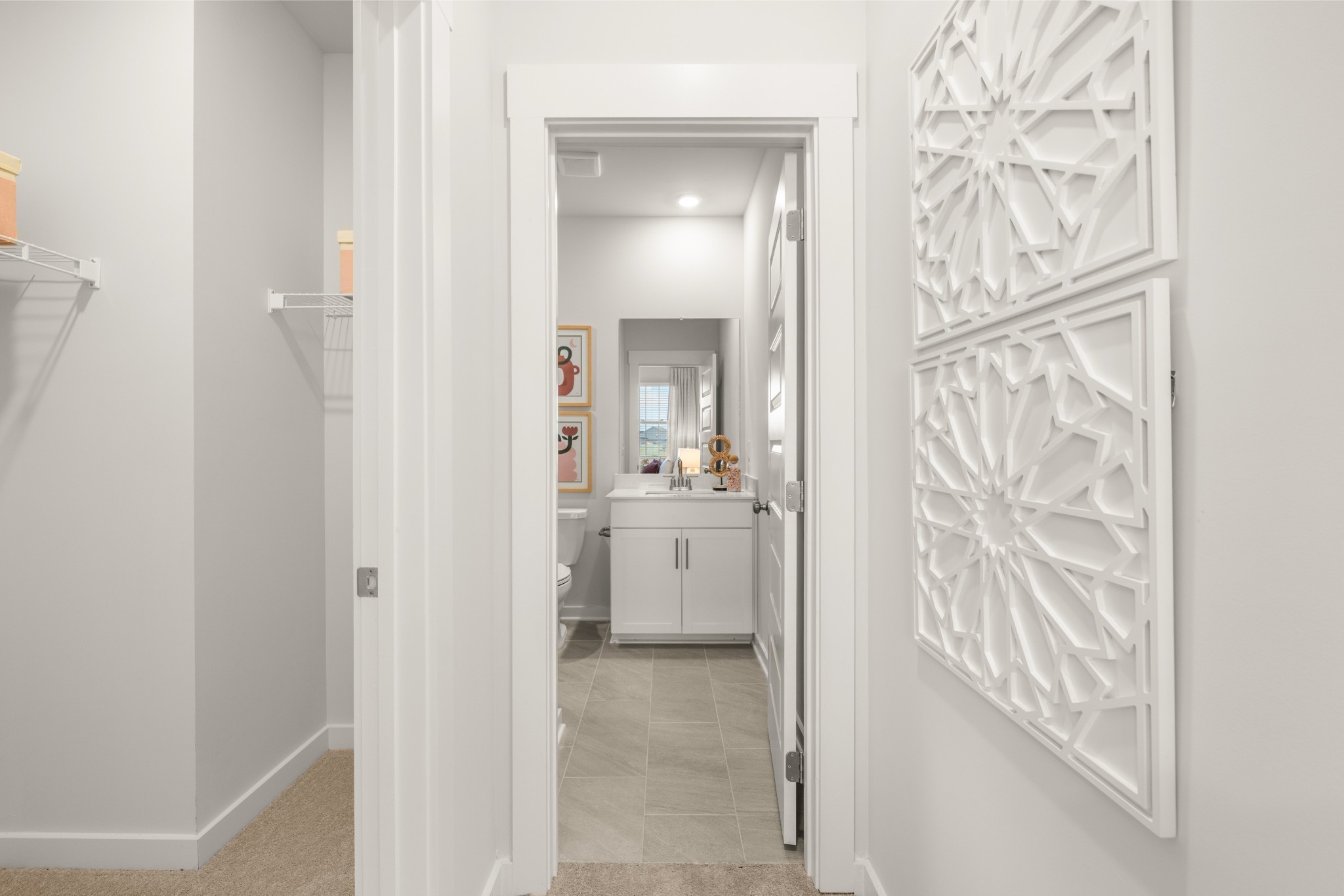 401 Mclemore Ridge Clarksville, TN 37043 - Photo 57 of 64 a bathroom with a sink and a mirror