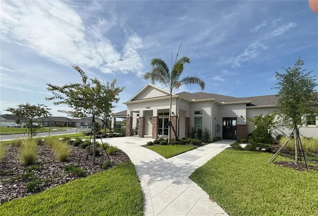 a view of a house with a entertaining space