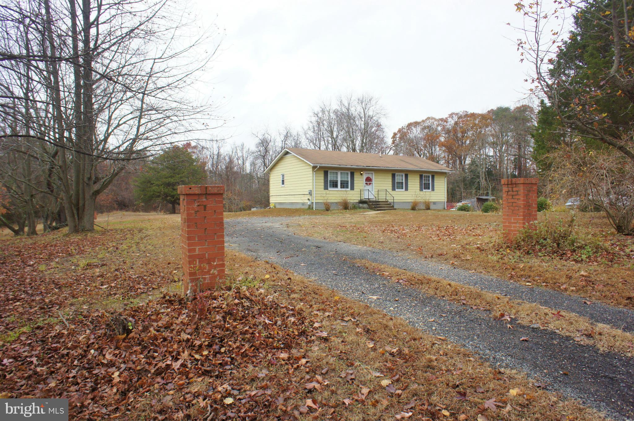 7244 Clyde Jones Road Owings, MD 20736 - Photo 22 of 26 Brick pillar entrance.
