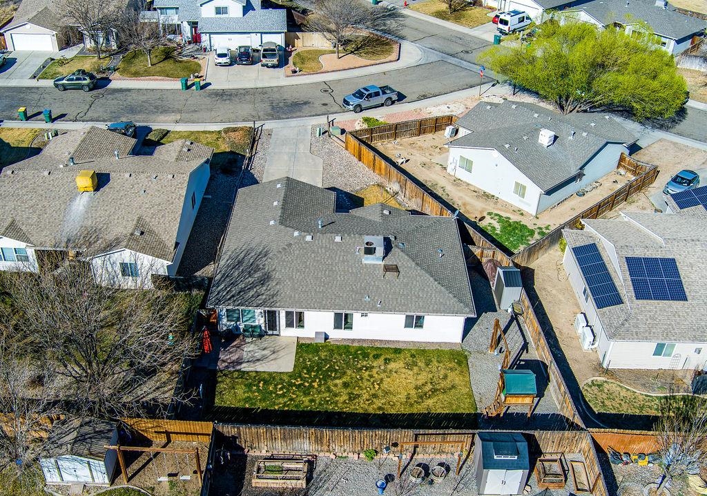 312 Catkin Street Fruita, CO 81521 - Photo 29 of 40 an aerial view of residential houses with outdoor space