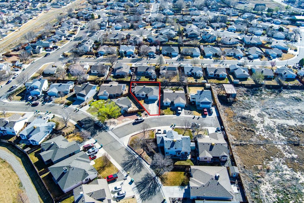 312 Catkin Street Fruita, CO 81521 - Photo 34 of 40 an aerial view of a houses with yard