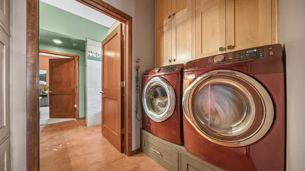 a view of a bedroom from a hallway