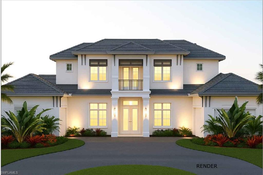 700 Bow Line Drive Naples, FL 34103 - Photo 6 of 18 a front view of a house with garden