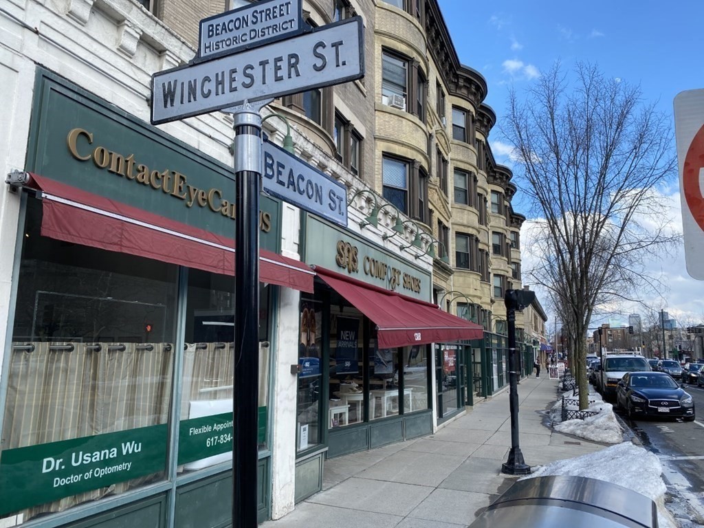 36 Winchester Street, Unit 2 Brookline, MA 02446 - Photo 15 of 18 a view of a building with a outdoor space