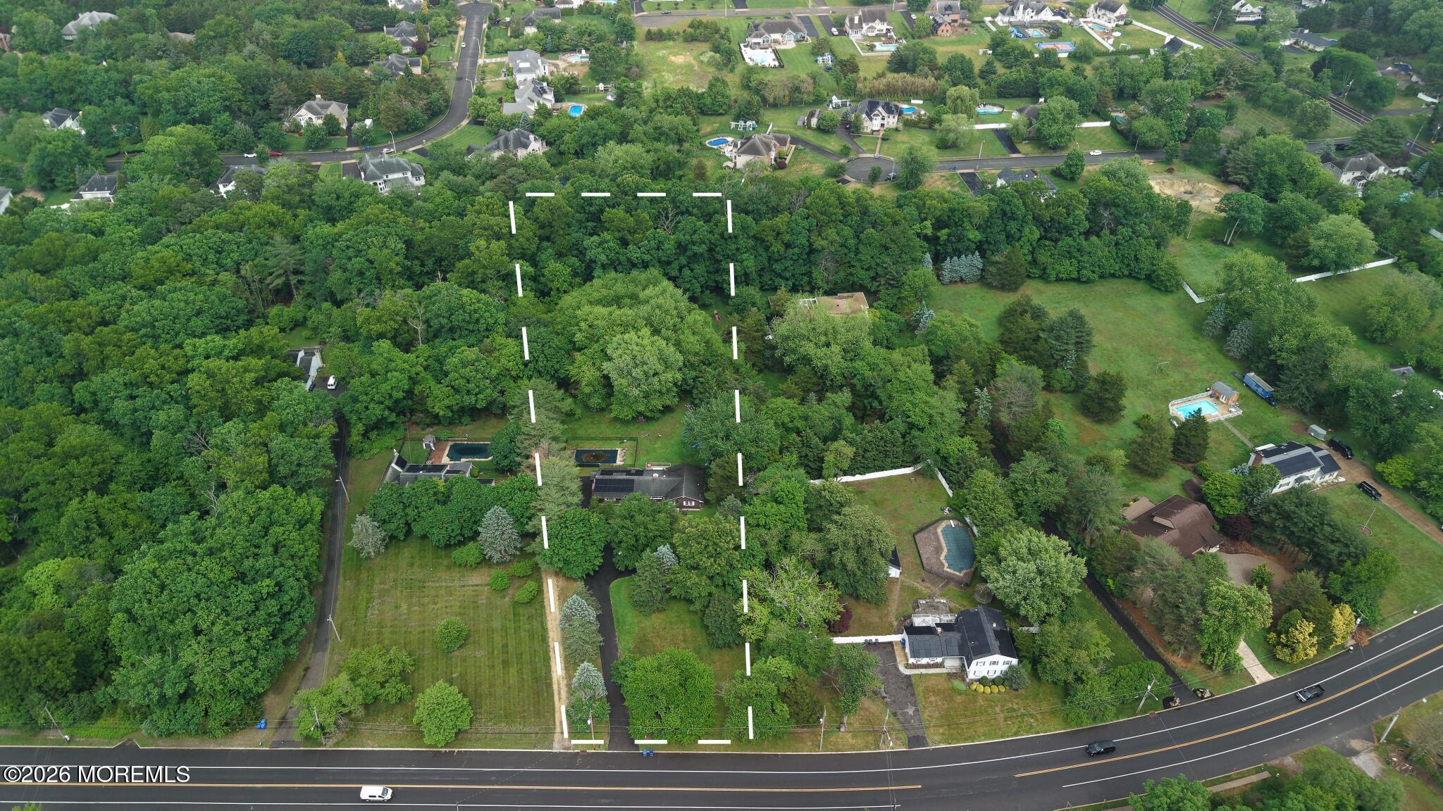 1845 Old Freehold Road Toms River, NJ 08755 - Photo 25 of 27 a view of a yard from a window