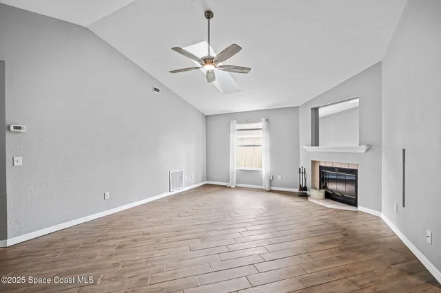 a view of an empty room