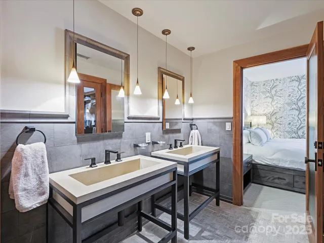 a view of a kitchen area with furniture and window