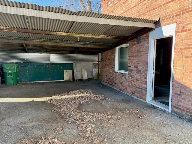a view of a front door of house
