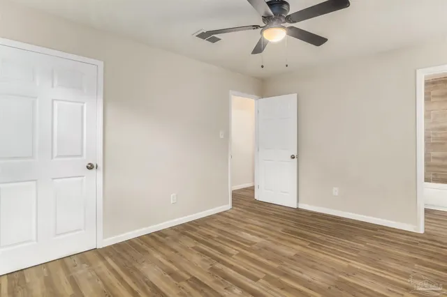 wooden floor in an empty room