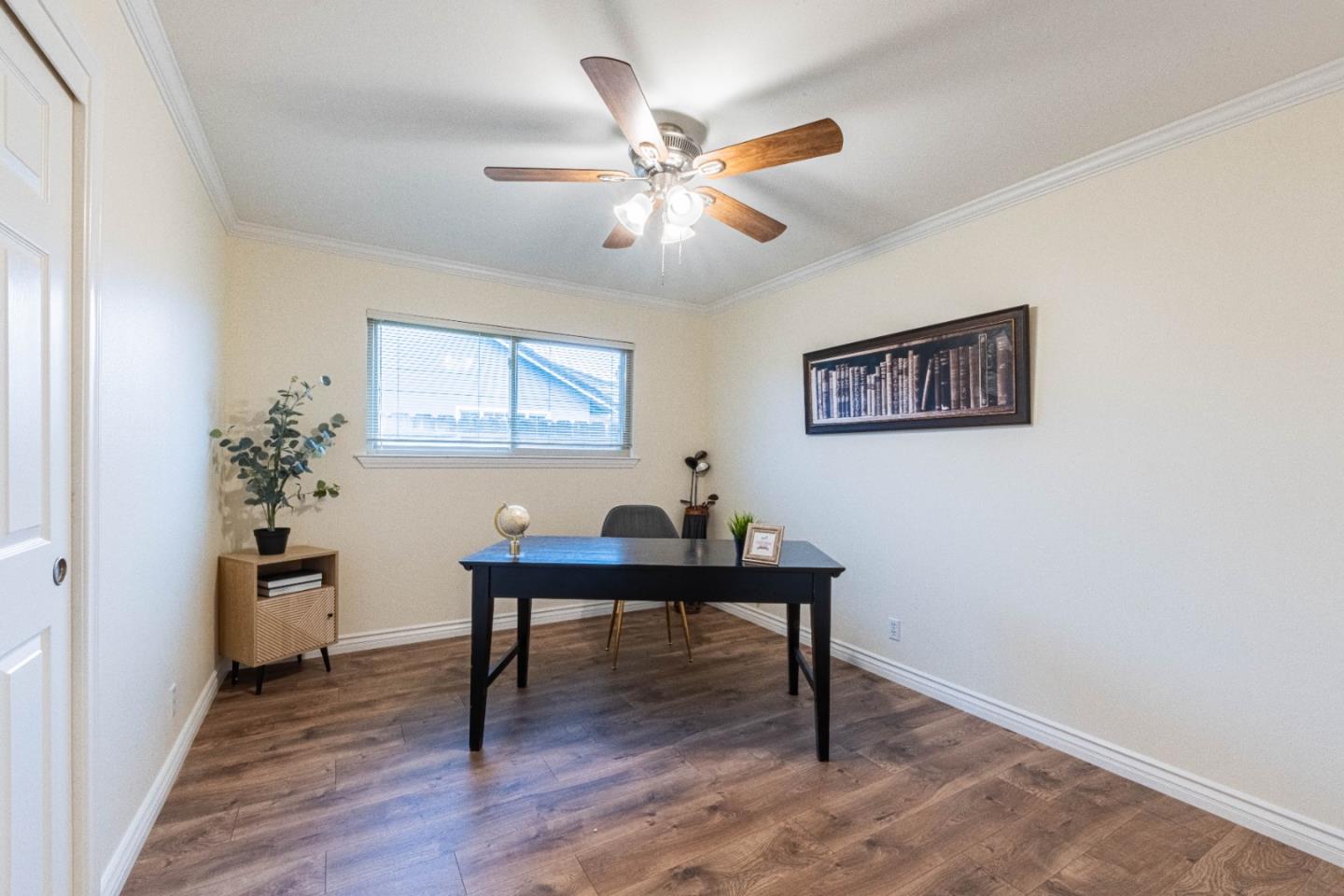 1130 Montecito Circle Salinas, CA 93901 - Photo 25 of 32 a view of a workspace with furniture window and wooden floor