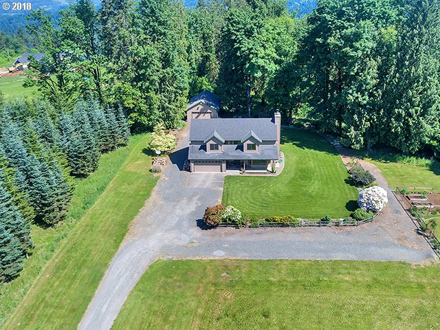 35133 Southeast Homan Road Gresham, OR 97080 - Photo 28 of 32 an aerial view of a house with a yard