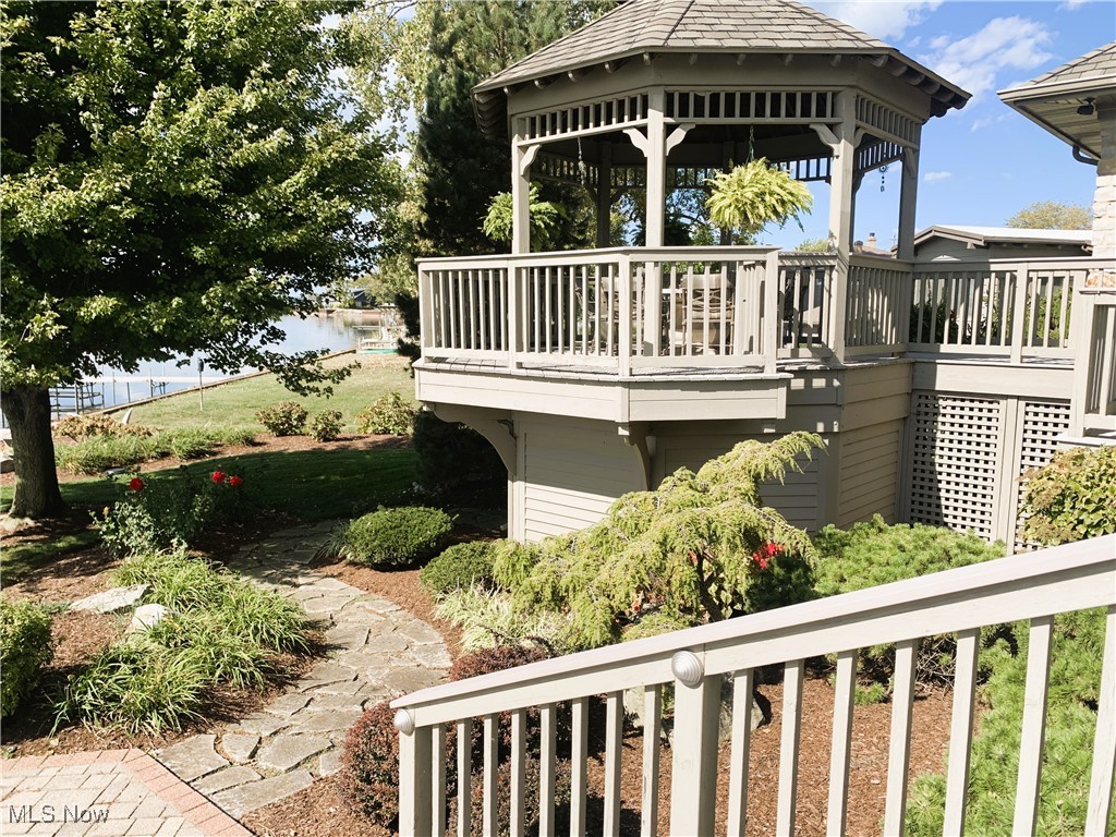 939 Cedar Point Road Sandusky, OH 44870 - Photo 38 of 50 Gazebo on the back deck