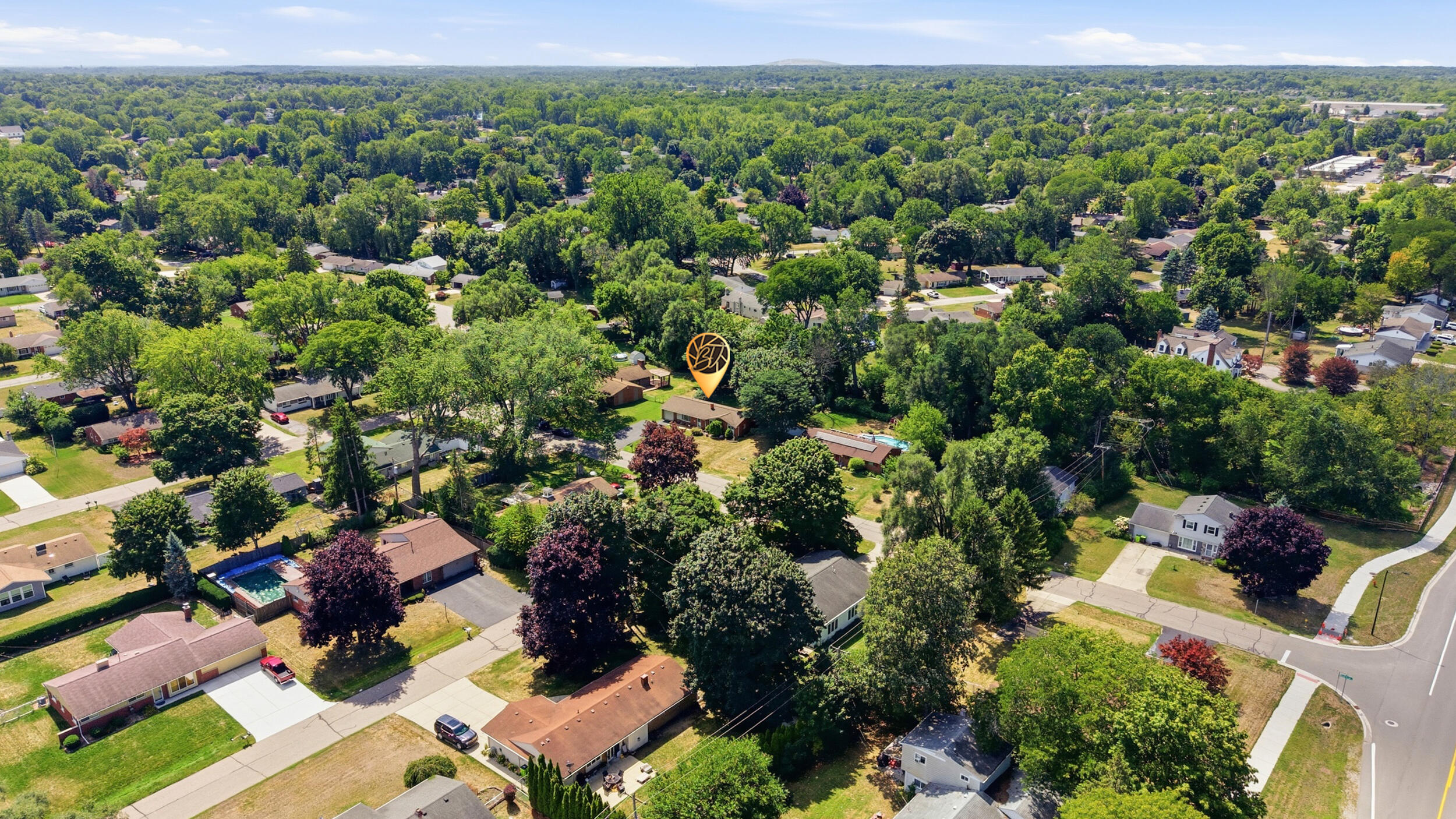 24029 Ripple Creek Novi, MI 48375 - Photo 27 of 27 Aerial View