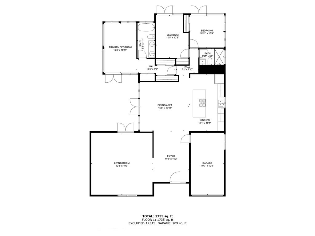 6909 De Celis Place Van Nuys, CA 91406 - Photo 45 of 46 a picture of floor plan