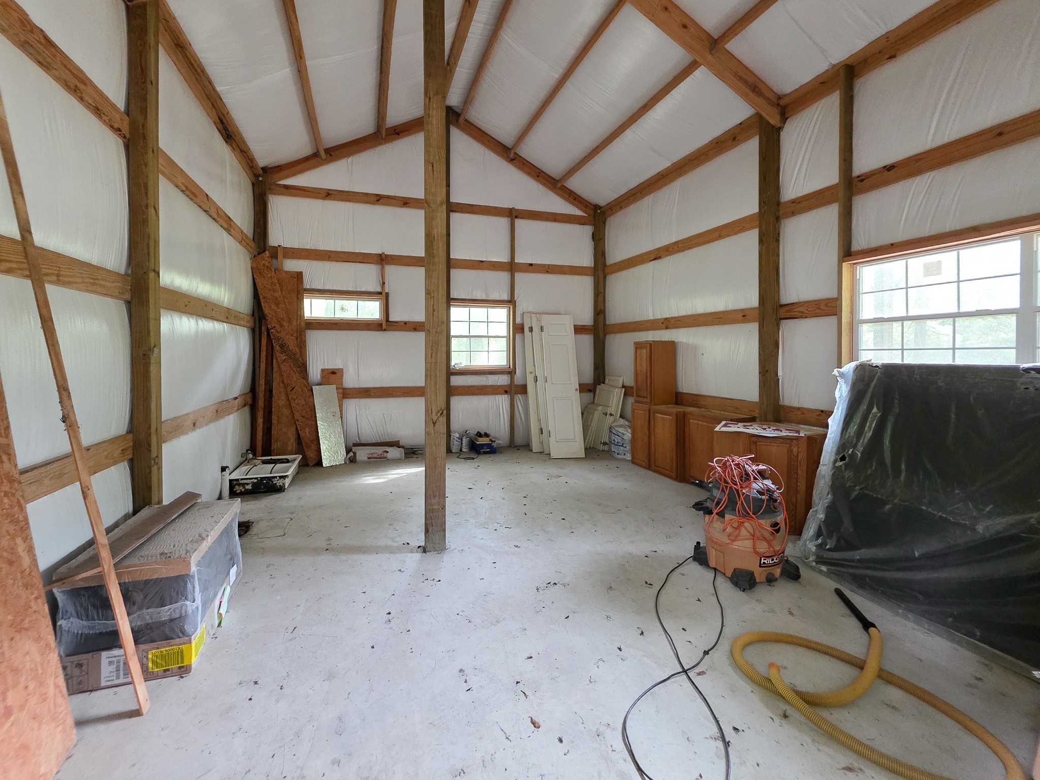 437 East Lumbermans Road Onalaska, TX 77360 - Photo 8 of 17 Incomplete construction to the bedroom/utility area.