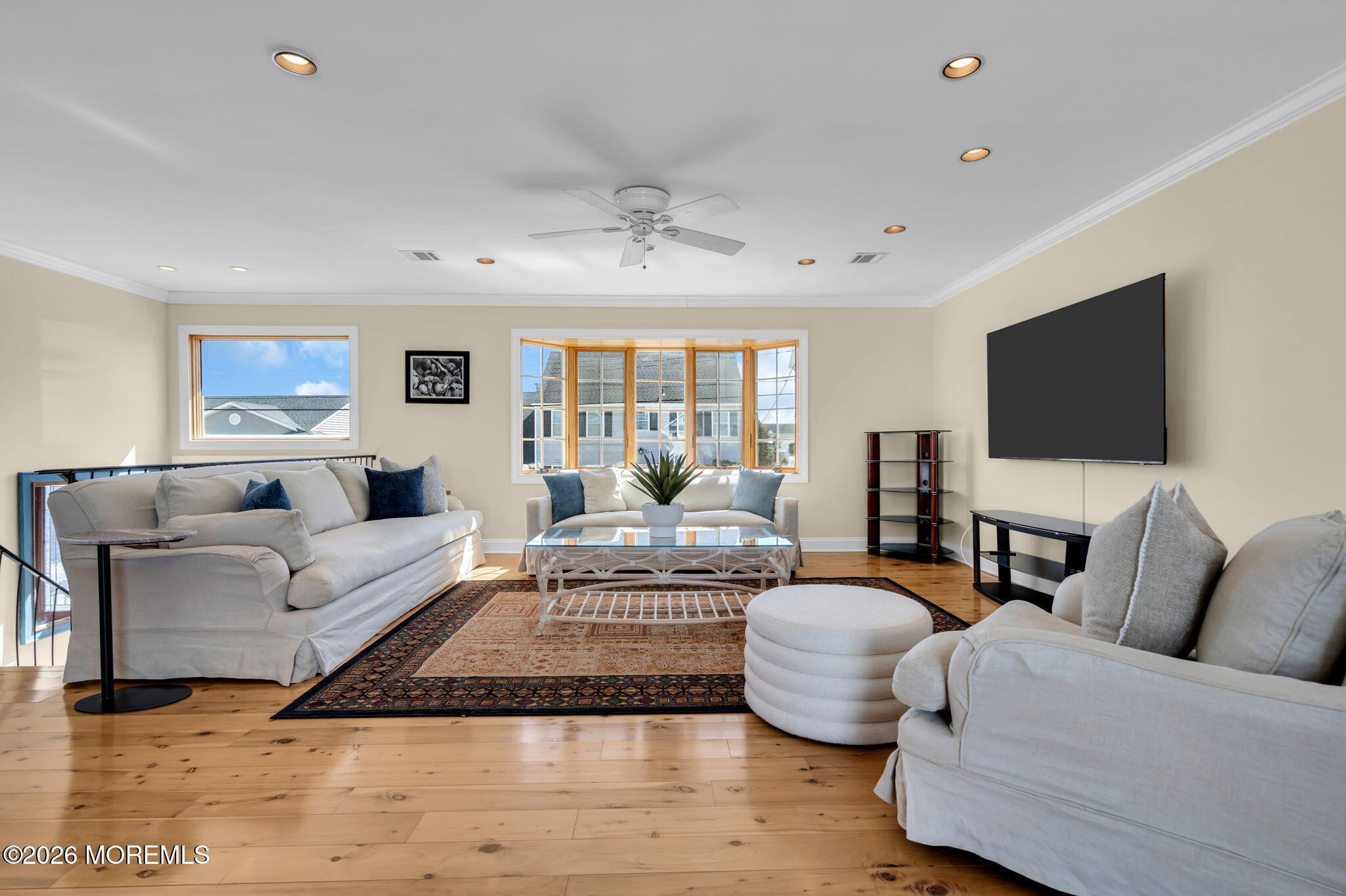 326 Cutter Lane Mantoloking, NJ 08738 - Photo 3 of 35 a living room with furniture and a flat screen tv