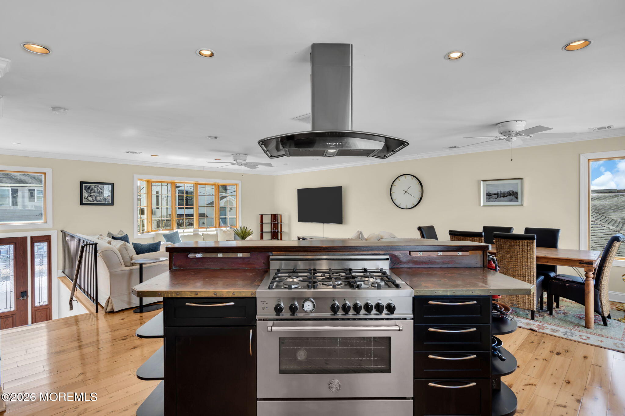 326 Cutter Lane Mantoloking, NJ 08738 - Photo 10 of 35 a kitchen with a stove and a table