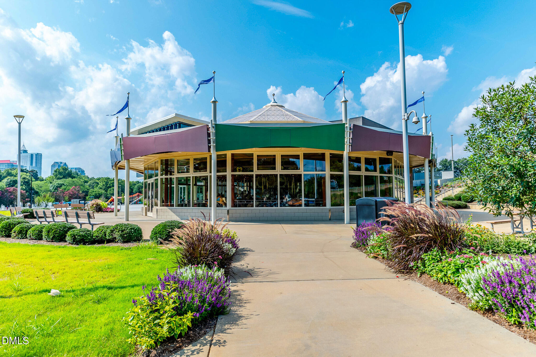 616 Rocky Knob Court Raleigh, NC 27601 - Photo 47 of 48 a front view of a house with a yard and potted plants