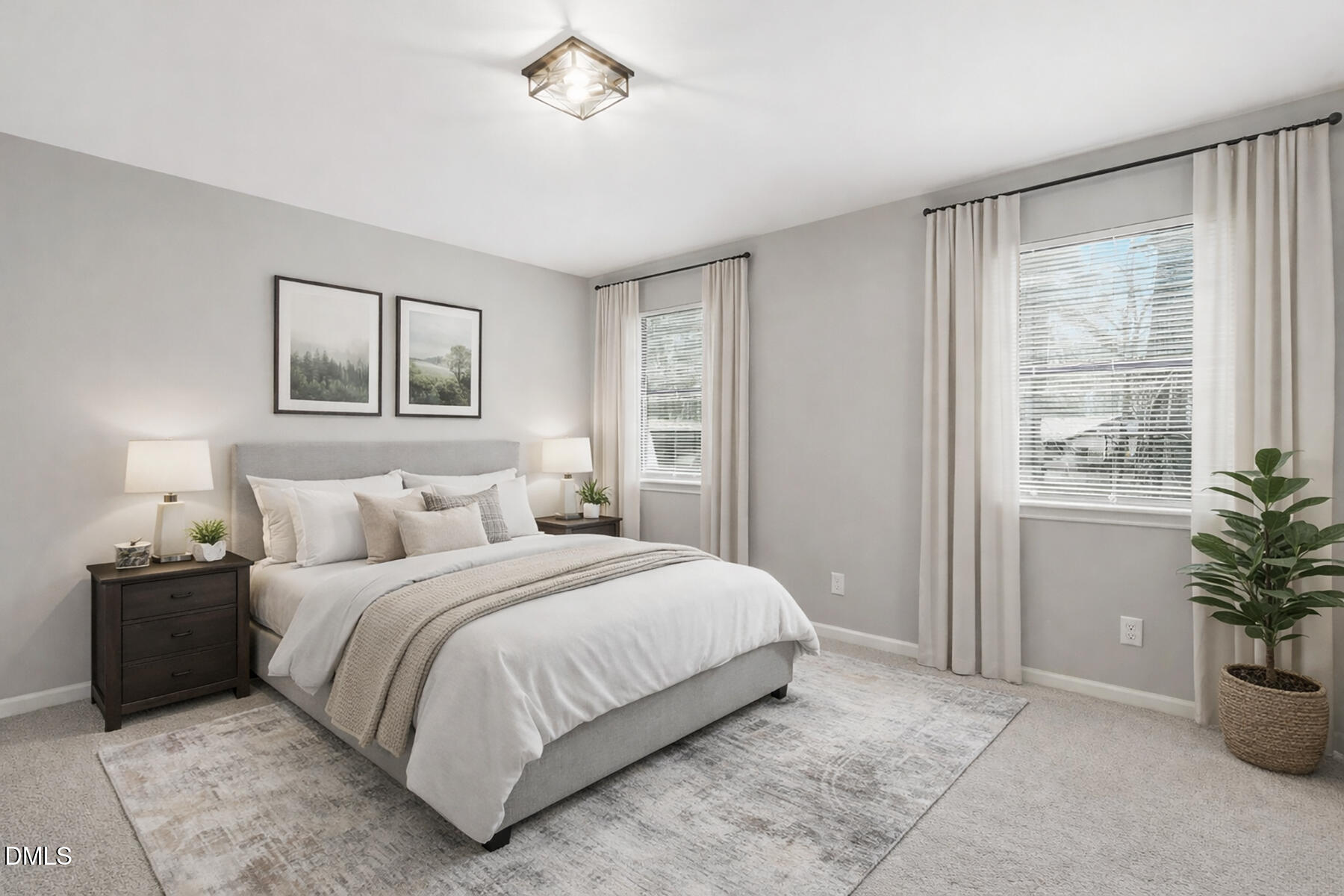 812 Chalk Level Road Durham, NC 27704 - Photo 20 of 31 a bedroom with a large bed and a window