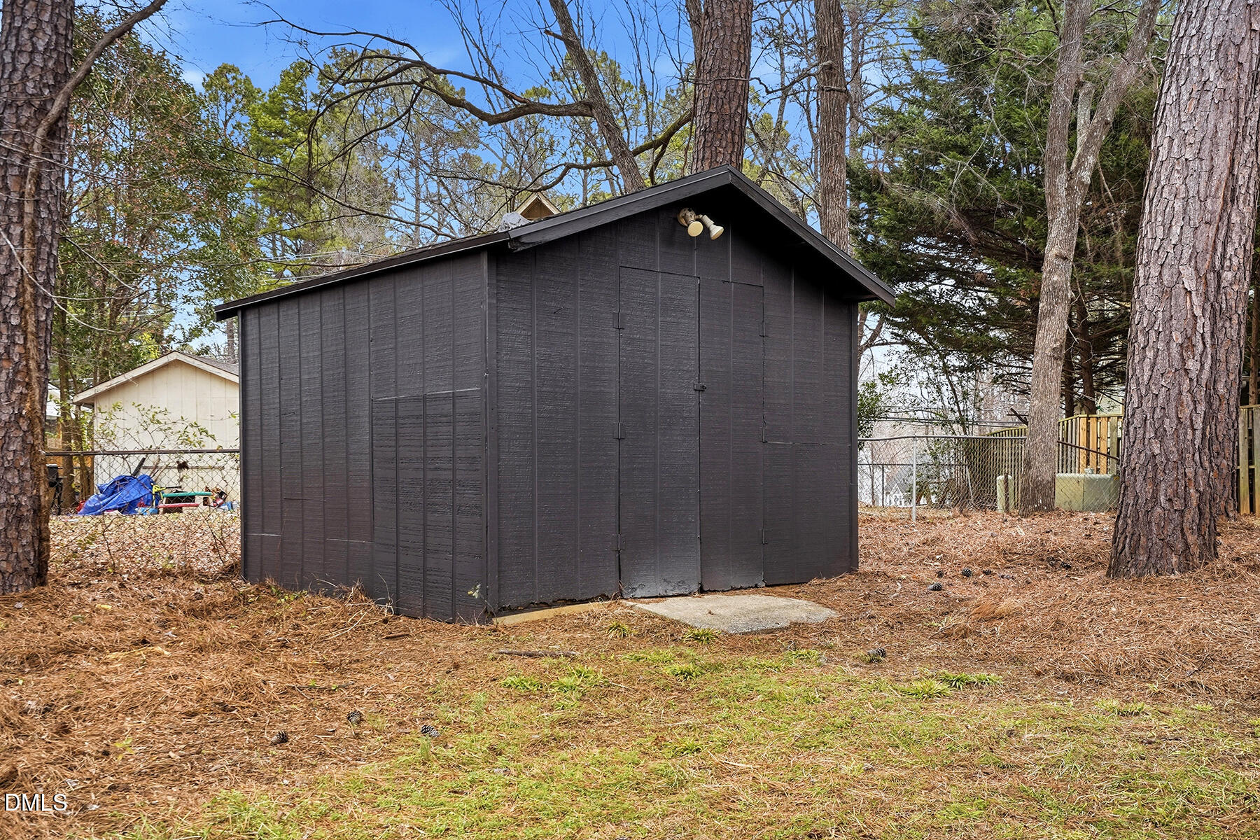 812 Chalk Level Road Durham, NC 27704 - Photo 25 of 31 a backyard of a house