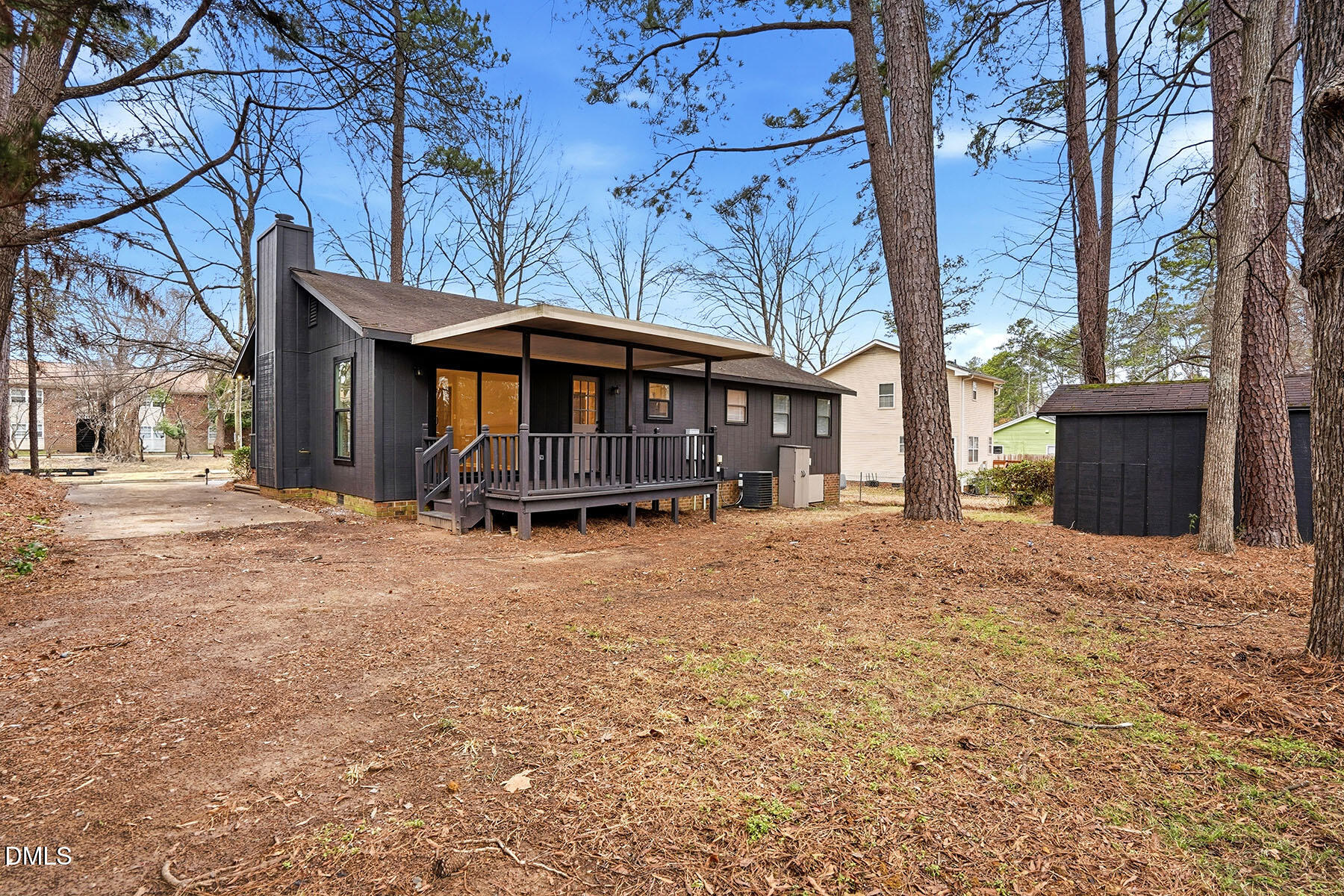 812 Chalk Level Road Durham, NC 27704 - Photo 30 of 31 a front view of a house with a yard