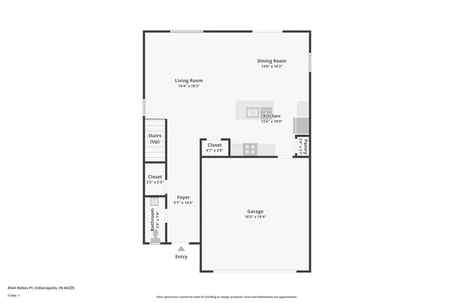 $2,100 | 4544 Nokes Place, Indianapolis, IN 46235