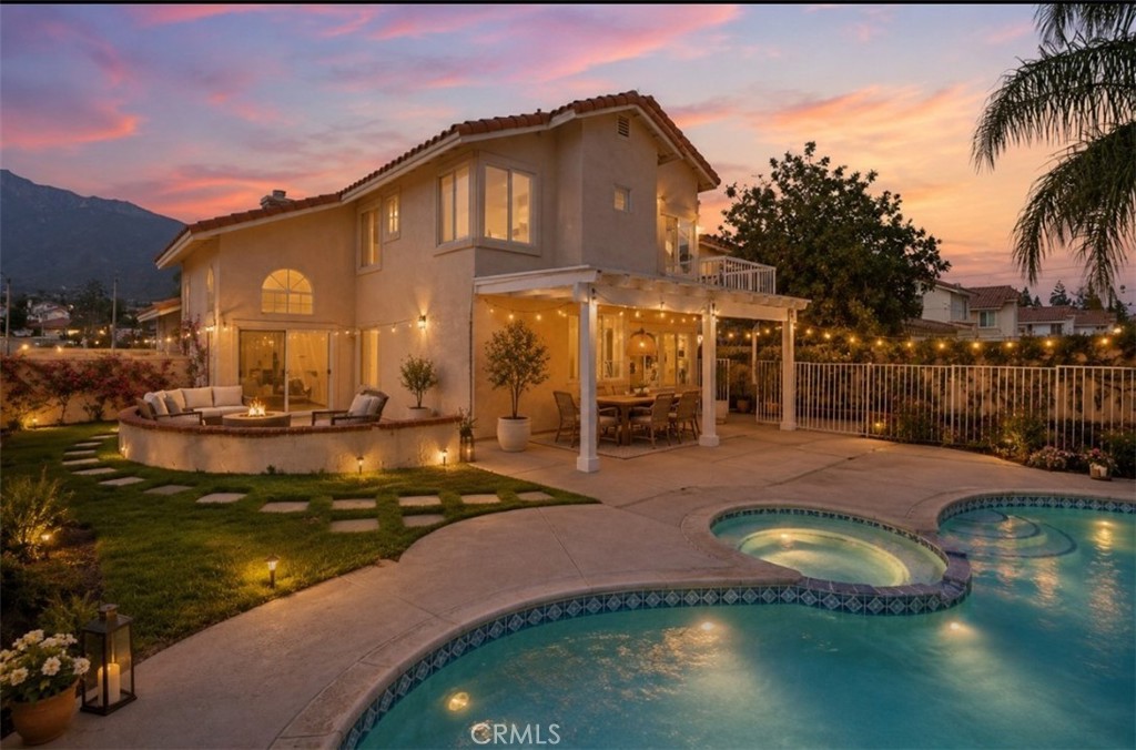 11189 Summerside Lane Rancho Cucamonga, CA 91737 - Photo 31 of 34 Virtual staged backyard pool