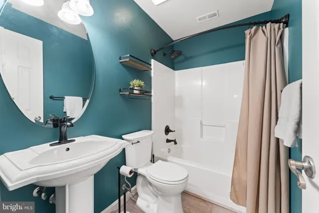 a bathroom with a sink and toilet