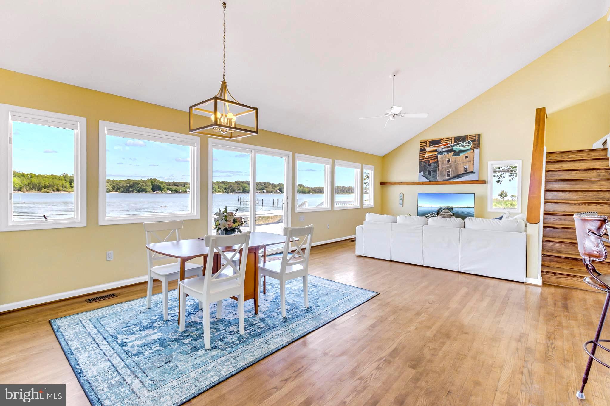 2215 Ditchley Road Kilmarnock, VA 22482 - Photo 22 of 103 Dining room with amazing views for every meal!