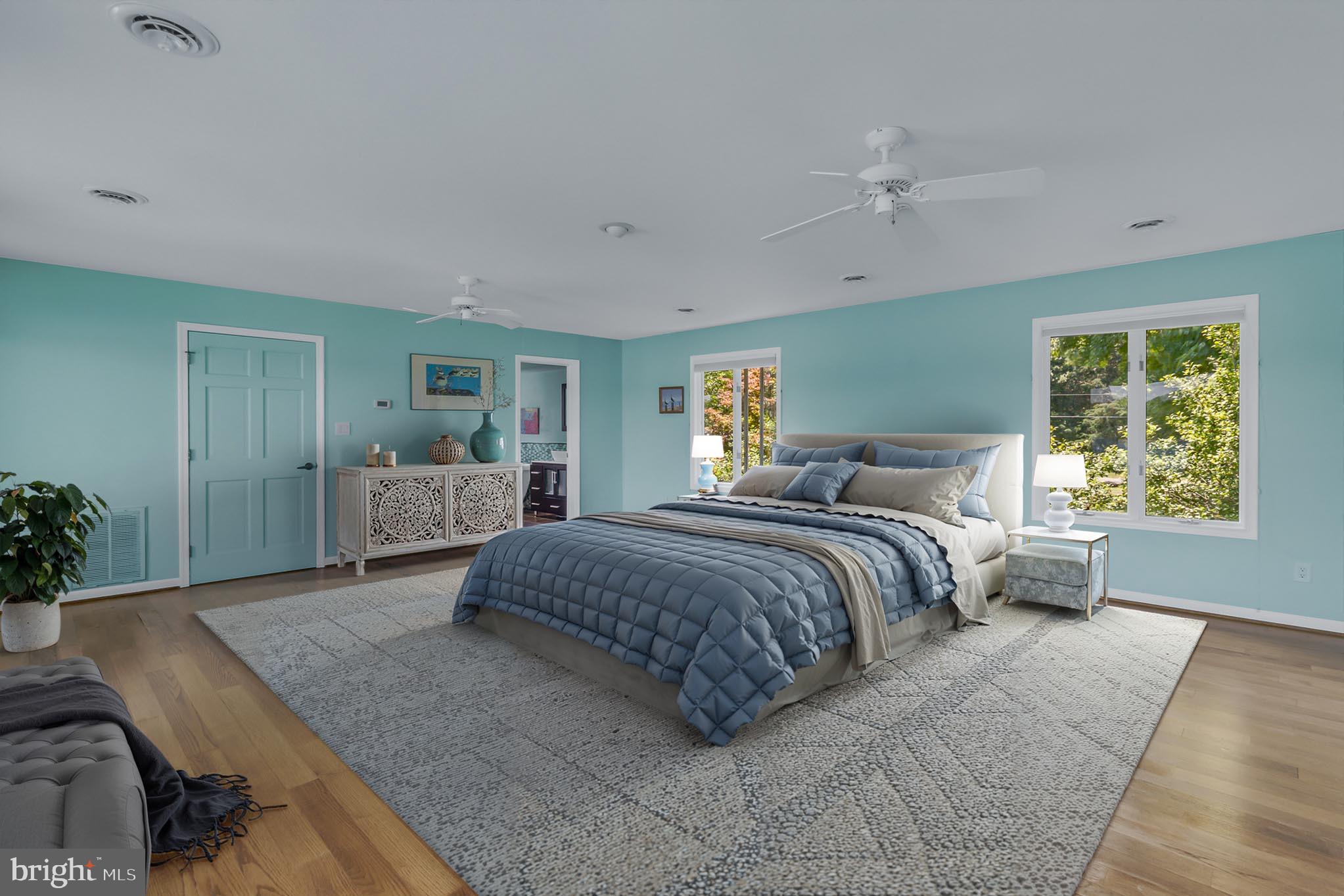 2215 Ditchley Road Kilmarnock, VA 22482 - Photo 28 of 103 Upstairs primary bedroom with million dollar views