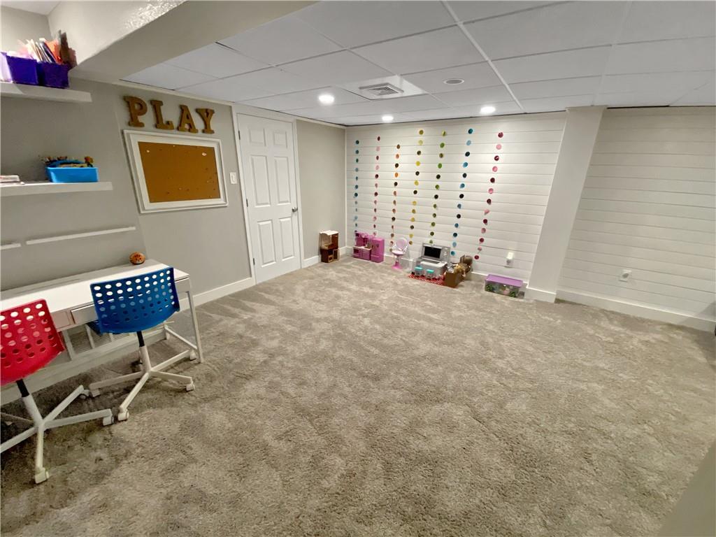 108 Lamar Road Pittsburgh, PA 15241 - Photo 29 of 40 Remodeled game room on the lower level.