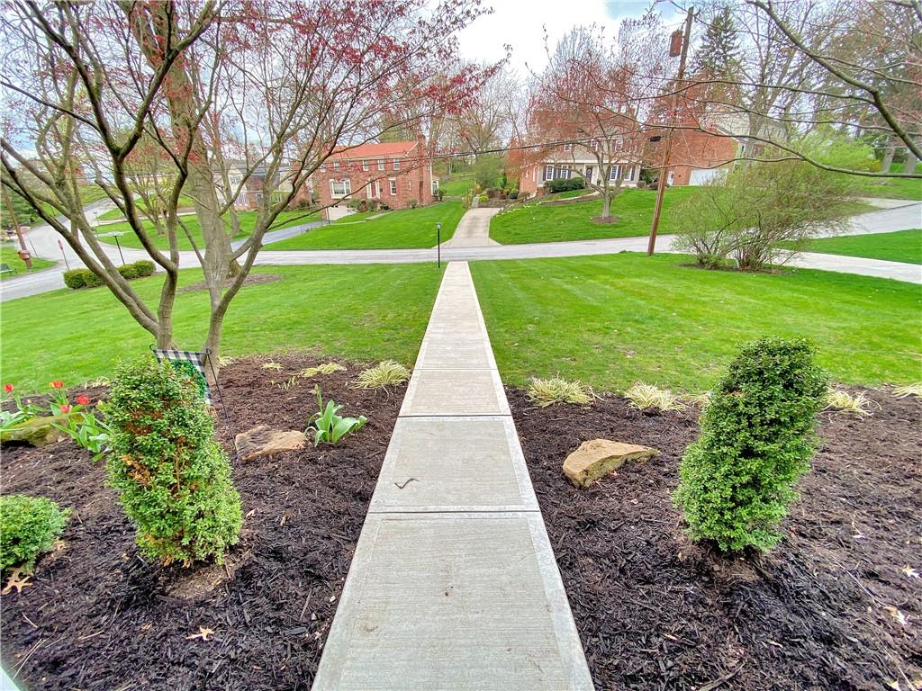 108 Lamar Road Pittsburgh, PA 15241 - Photo 40 of 40 View of the expansive front yard from the front porch.