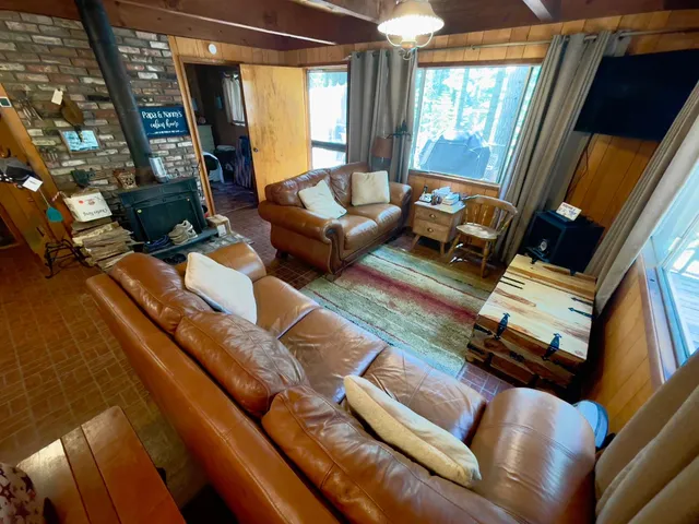 a bedroom with furniture and a couch