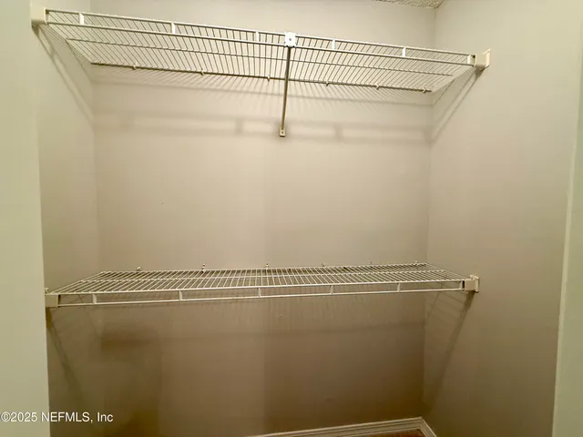 a close up view of a racks on the wall