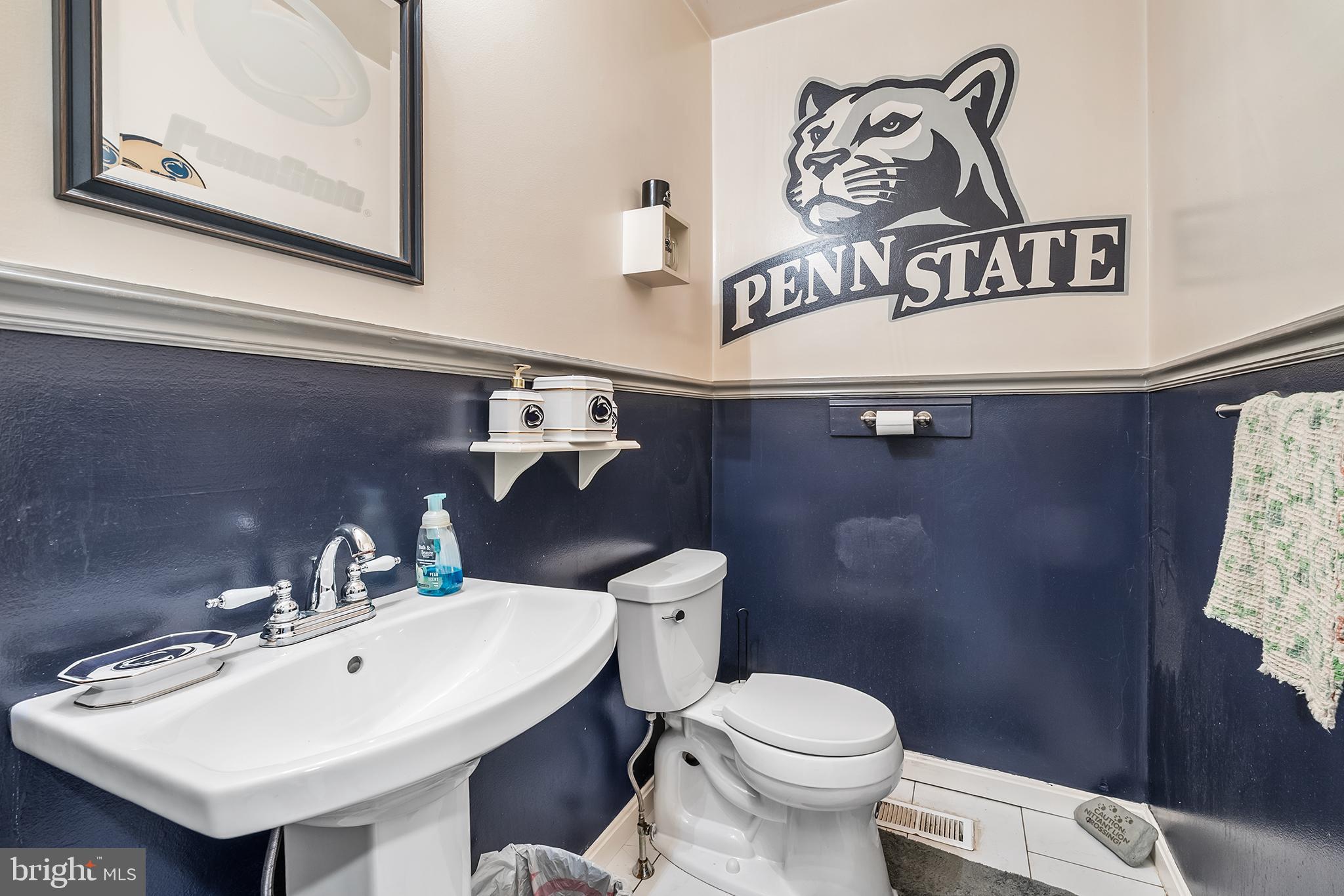 541 Stanford Road Fairless Hills, PA 19030 - Photo 11 of 30 Charming Penn State-themed bathroom retreat.