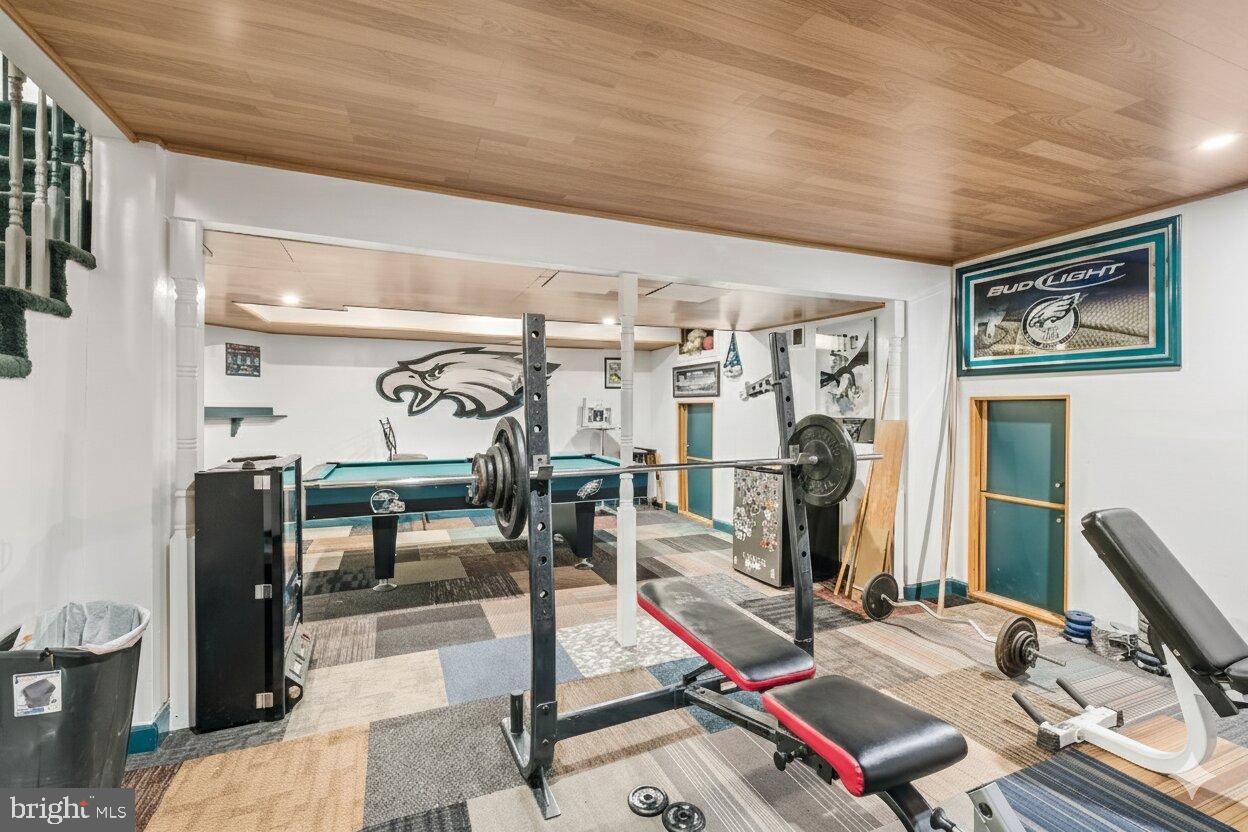 541 Stanford Road Fairless Hills, PA 19030 - Photo 13 of 30 Versatile basement gym with sports flair.