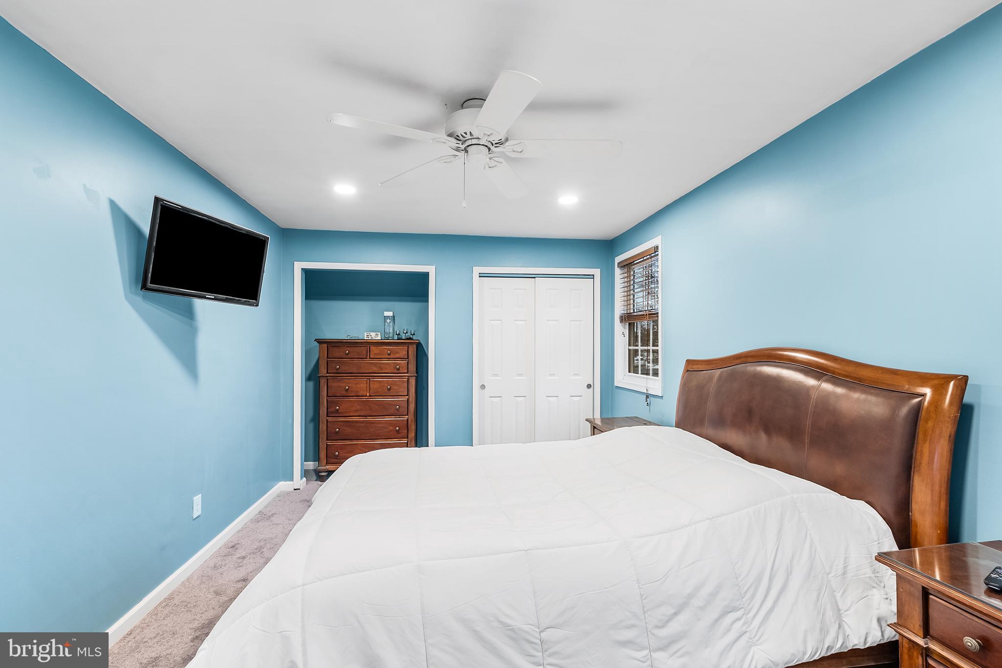 541 Stanford Road Fairless Hills, PA 19030 - Photo 16 of 30 Serene blue bedroom with modern touches.