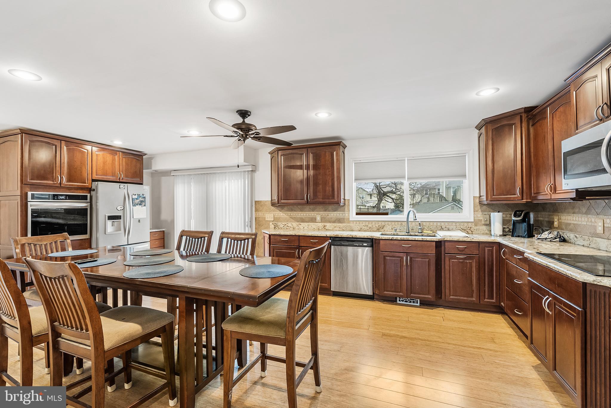 541 Stanford Road Fairless Hills, PA 19030 - Photo 6 of 30 Modern kitchen with rich wood finishes.