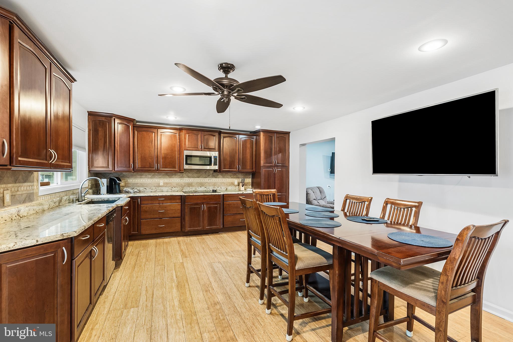 541 Stanford Road Fairless Hills, PA 19030 - Photo 8 of 30 Modern kitchen with rich wood cabinetry.